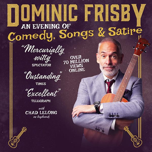 Hero image for Dominic Frisby: An Evening Of Comedy, Songs And Satire